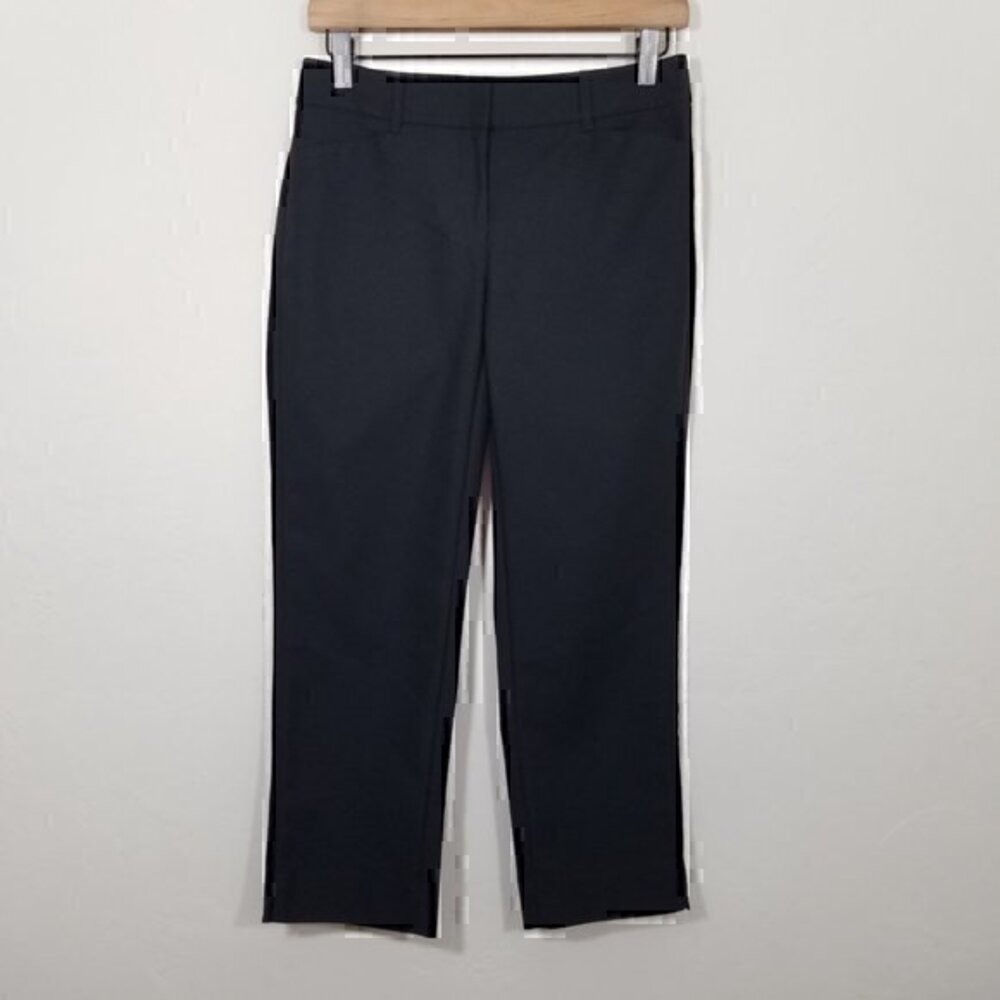 White House Black Market Straight Crop Perfect Form Stretch Dress Pants Size 0